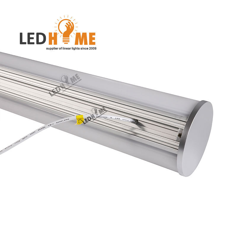 4 inches tube for pendent light round shape suspended  tube led aluminum profile