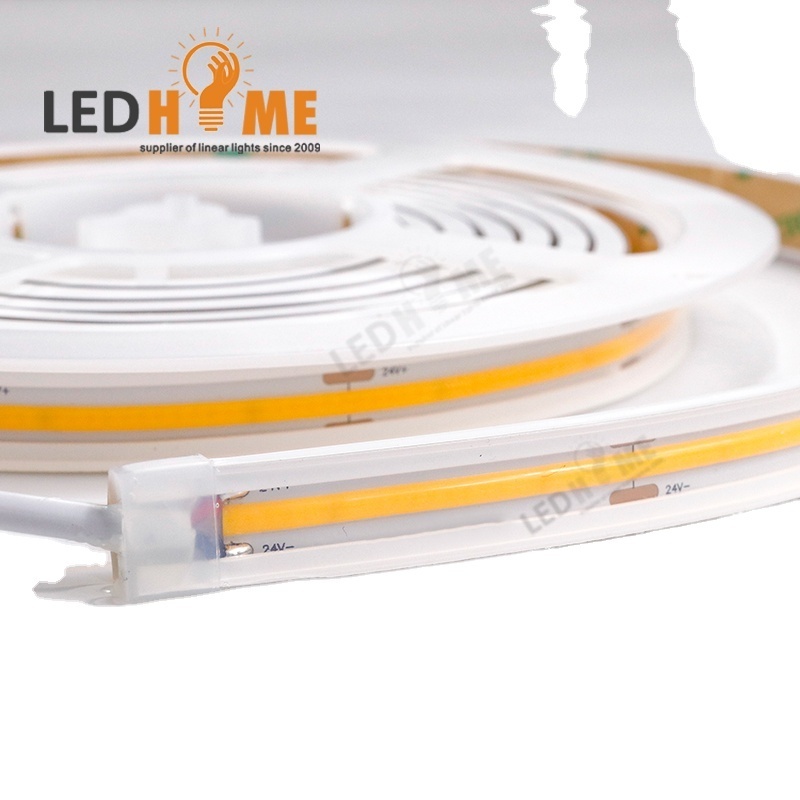 outdoor silicone flexible rgbw waterproof rgb cob ip67 ip68 10m 100m 12v 24v warm white rgbic rgbww led  strip light led strip