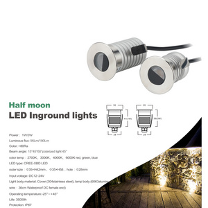 IP65 Display LED Downlights 1W Cabinet Ceiling Lamp  DC12V LED Mini Spotlights