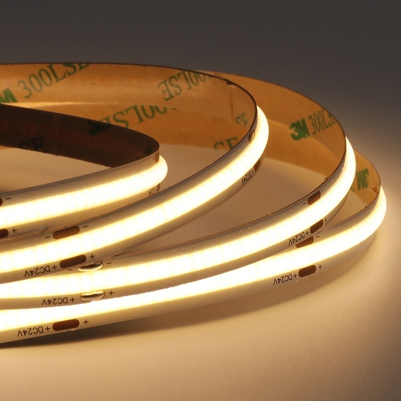 Dots-free Flexible Led Strip IP20 12V Cob Strip RGBW 2700K 3000K 4000K 6000K White Led Cob Strip Light 24V