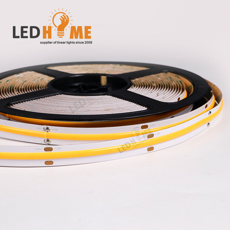 Hot sell COB LED Light Strip 24V 10MM width 320 480Chips COB Light Strip for outdoor lighting