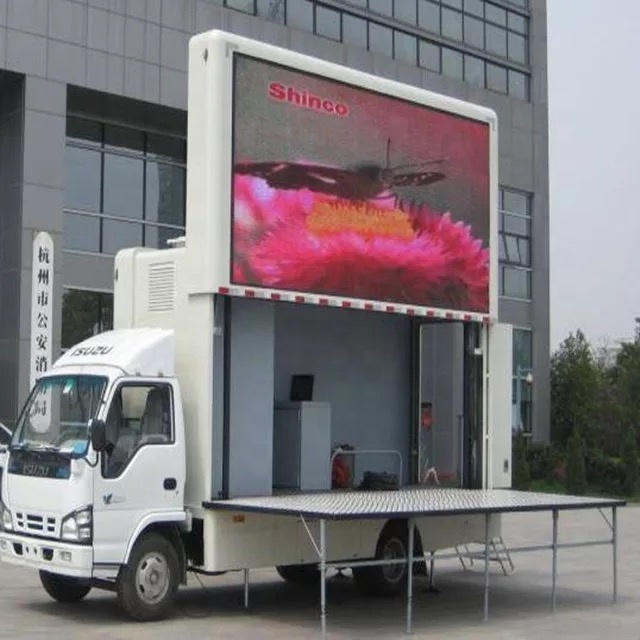 P2.5 portable led display screen 3G WIFI GPS control taxi advertising roof top box