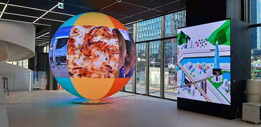 P2 P2.5 P4 Indoor Spherical Led Screen 360 Ball Led Wall Round Advertising Sphere Shape Led Video Display