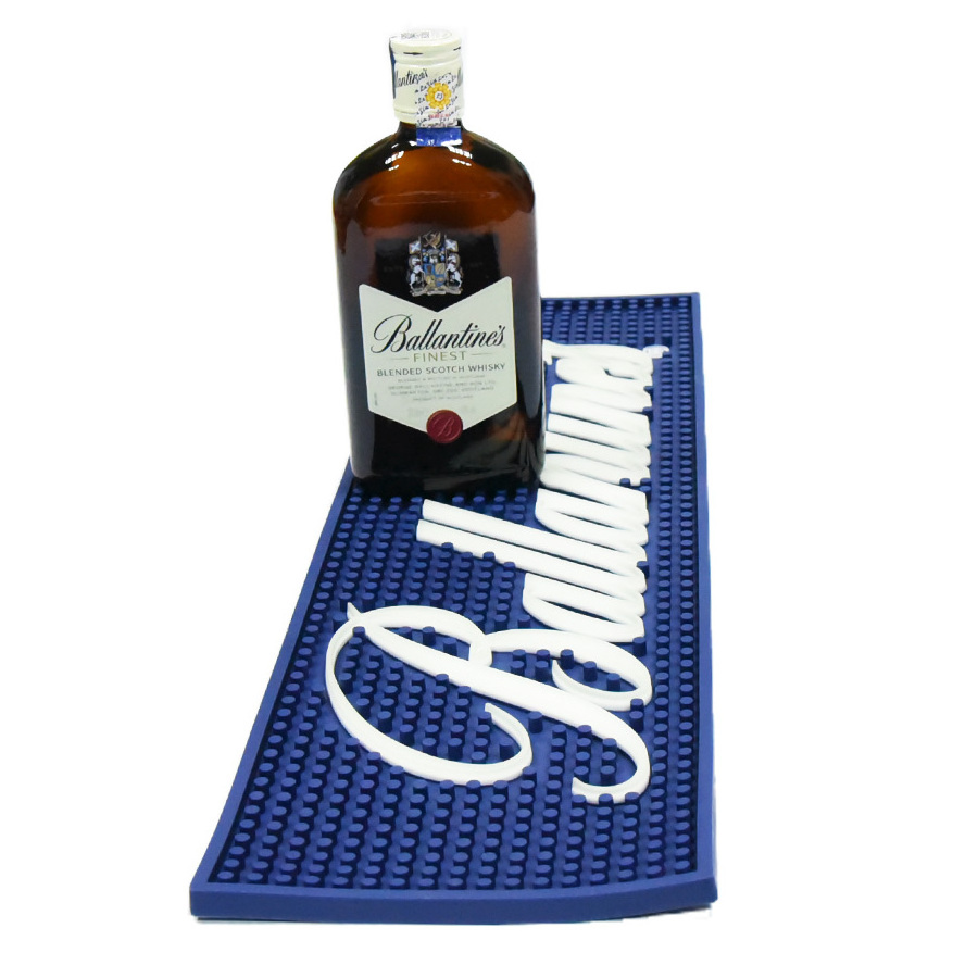 best quality pvc rubber plastic beer led bar mat for restaurant