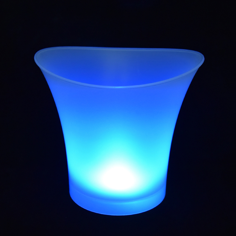 custom plastic led beer drink light up ice bucket for bar