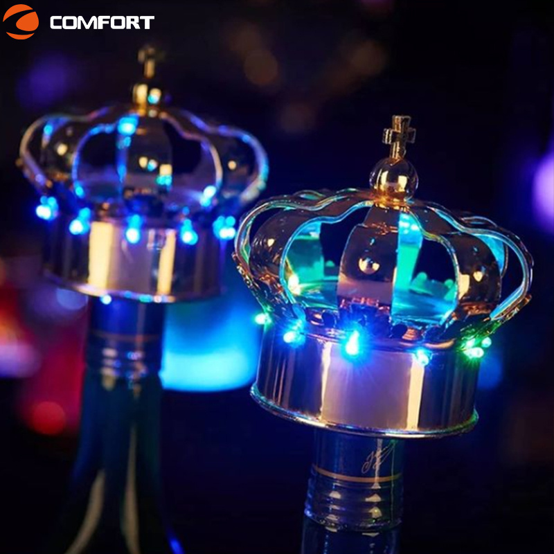 Nightclub bar champagne rechargeable bottle topper light electric led sparkler butterfly crown grenade laser led bottle stick