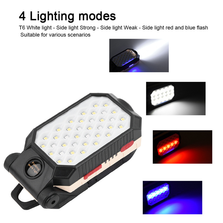 cob compact fold work light led folding rechargeable work light magnetic led work light rechargeable