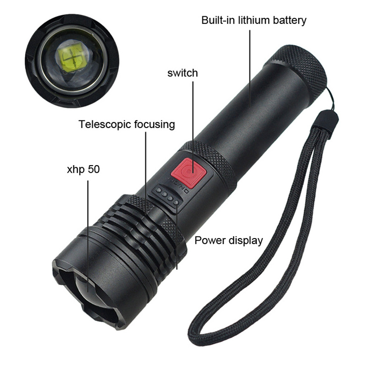 flashlight 100000 lumens tactical torch led torch rechargeable led torch light flashlights