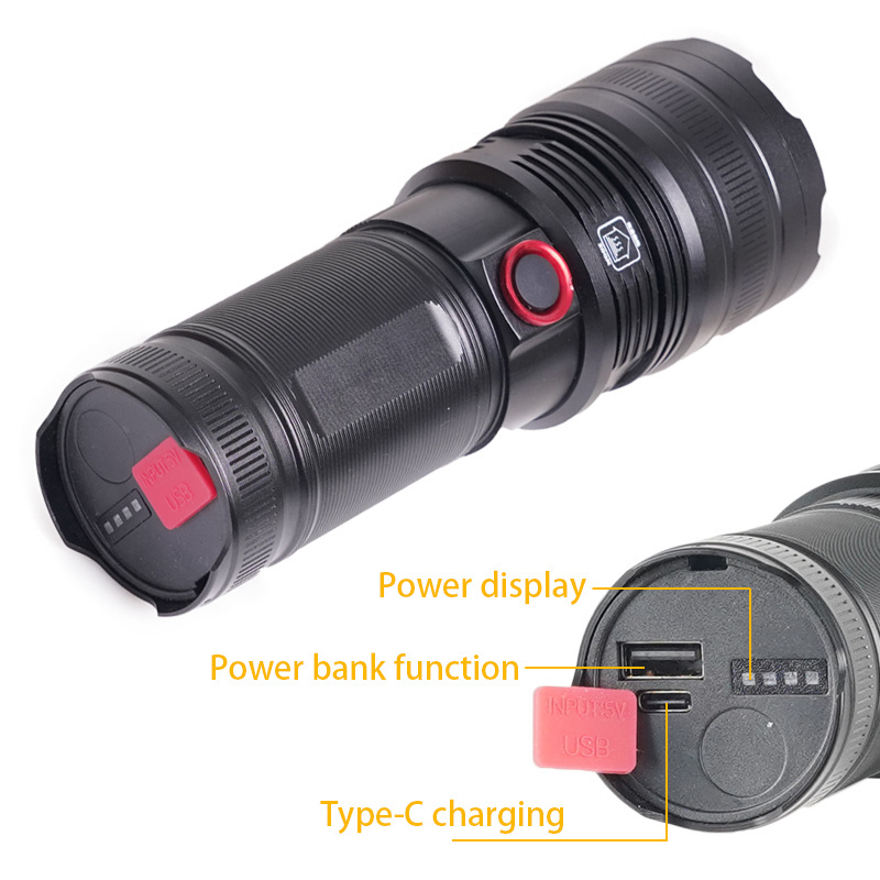 30W flashlights high lumens rechargeable super bright torch light flashlight powerful long beam led torch spotlight flashlight