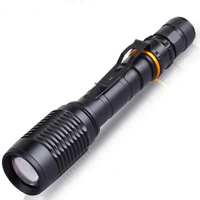 Aluminum High Power 5 Modes LED Flashlight 10W Xml T6 Zoomable Troch Flashlight For Camping