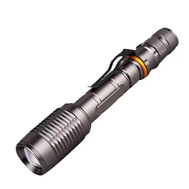 Aluminum High Power 5 Modes LED Flashlight 10W Xml T6 Zoomable Troch Flashlight For Camping