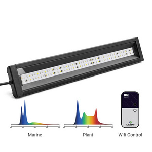 wrgb 350-1150mm dimmable marine saltwater coral reef bar full spectrum led fresh water aquarium light