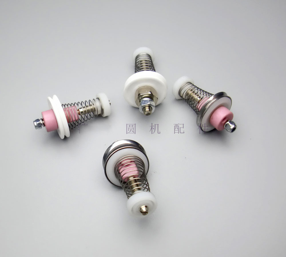 Yarn nozzle yarn tensioner 5MM3MM stainless steel ceramic porcelain clip large round machine accessories