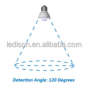 12V PIR LED Light Bulb 4W GU5.3 Low Volt MR16 Sensitive Light Motion Sensor for Stairs Garage Corridor Walkway Hallway