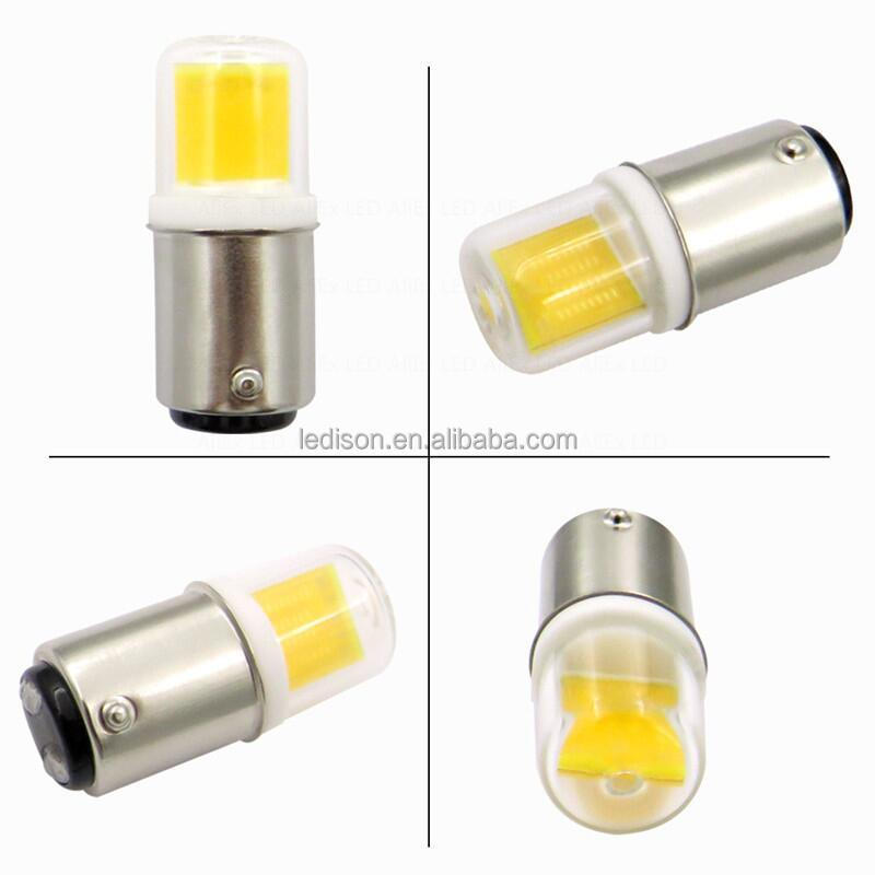 BA15D 220V 120 Volt Double Contact Bayonet Base LED Light Bulbs 20Watt Replacement T3 T4 C7 S6 B15 3W LED Sewing Machine Bulbs