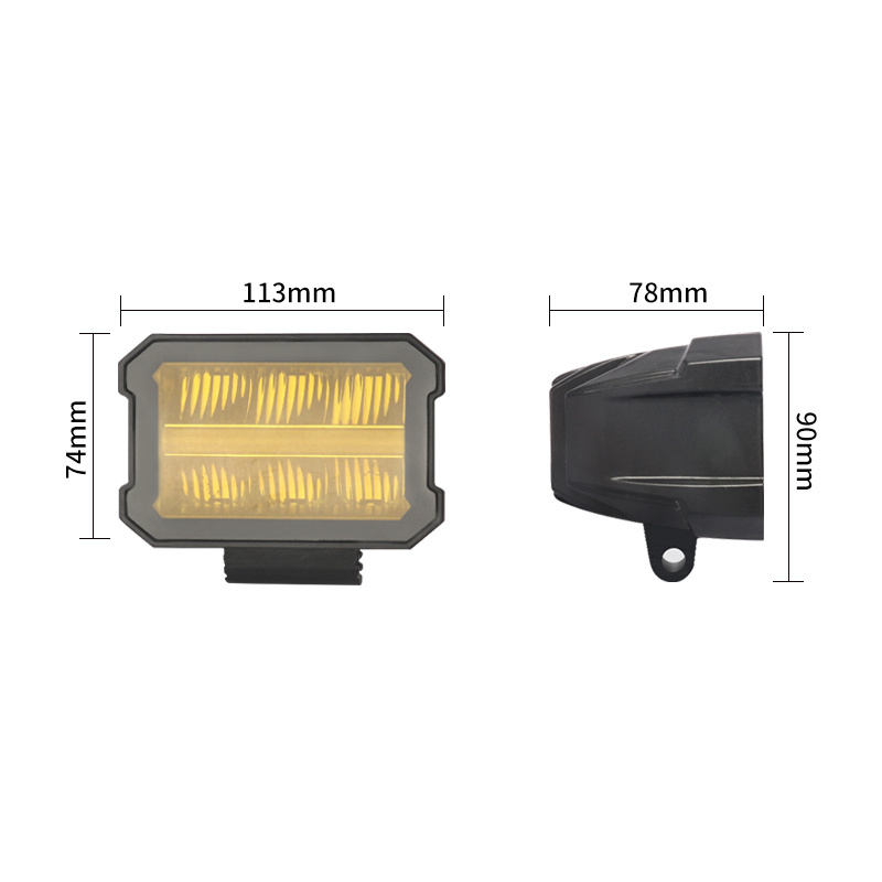 Led Work Light 5 inch 30W Spotlight offroad Vehicle LED Driving Lighting For Jeep Trucks Boats