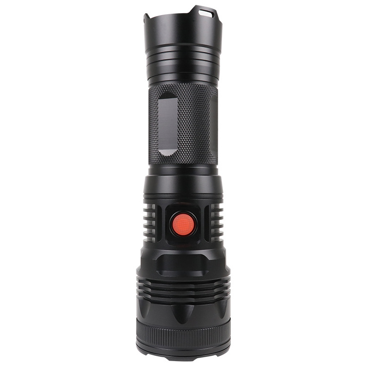 Portable Hunting Torch Black Long Range Super Bright Powerful 1000 Lumens Tactical Laser usb Rechargeable Led Flashlight