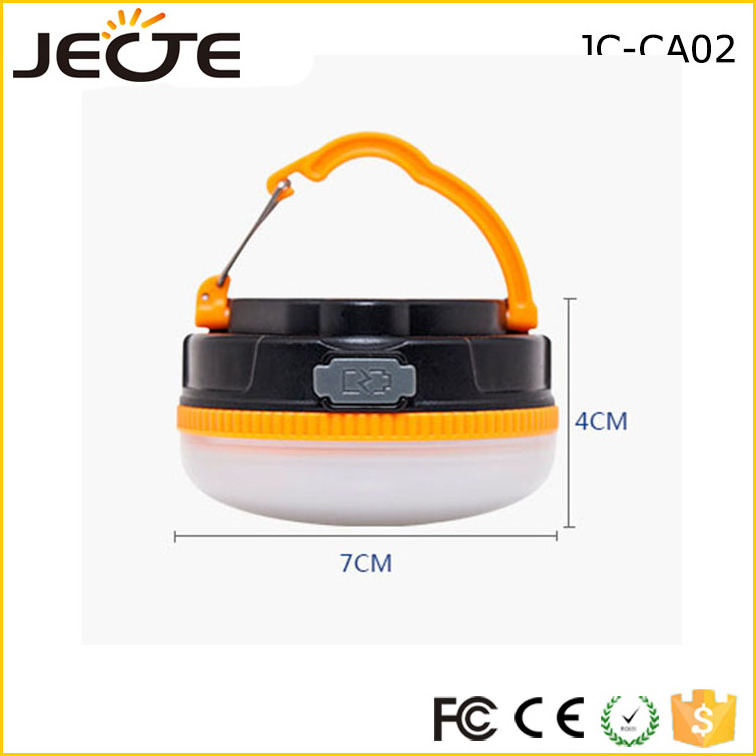 Mini Portable Camping Lights 3W LED Camping Lantern Waterproof Tents lamp Outdoor Hiking Night Hanging lamp USB Rechargeable