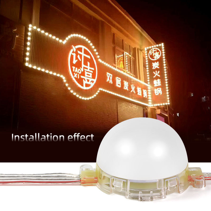 Permanent Christmas Track Lights  for  Hotel Music club  design 30mm RGB 8206ic  Waterproof Led  Point Light Source