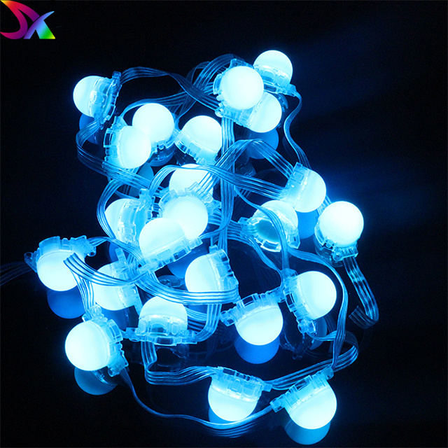 Multicolor 12V Point Source pixel Dot 30Mm Milky Cover Belt Patta Smart Rgb  led point light