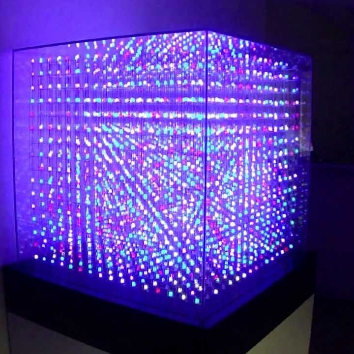 P40mm Voxel Led Display 3D Cube led lighting Display