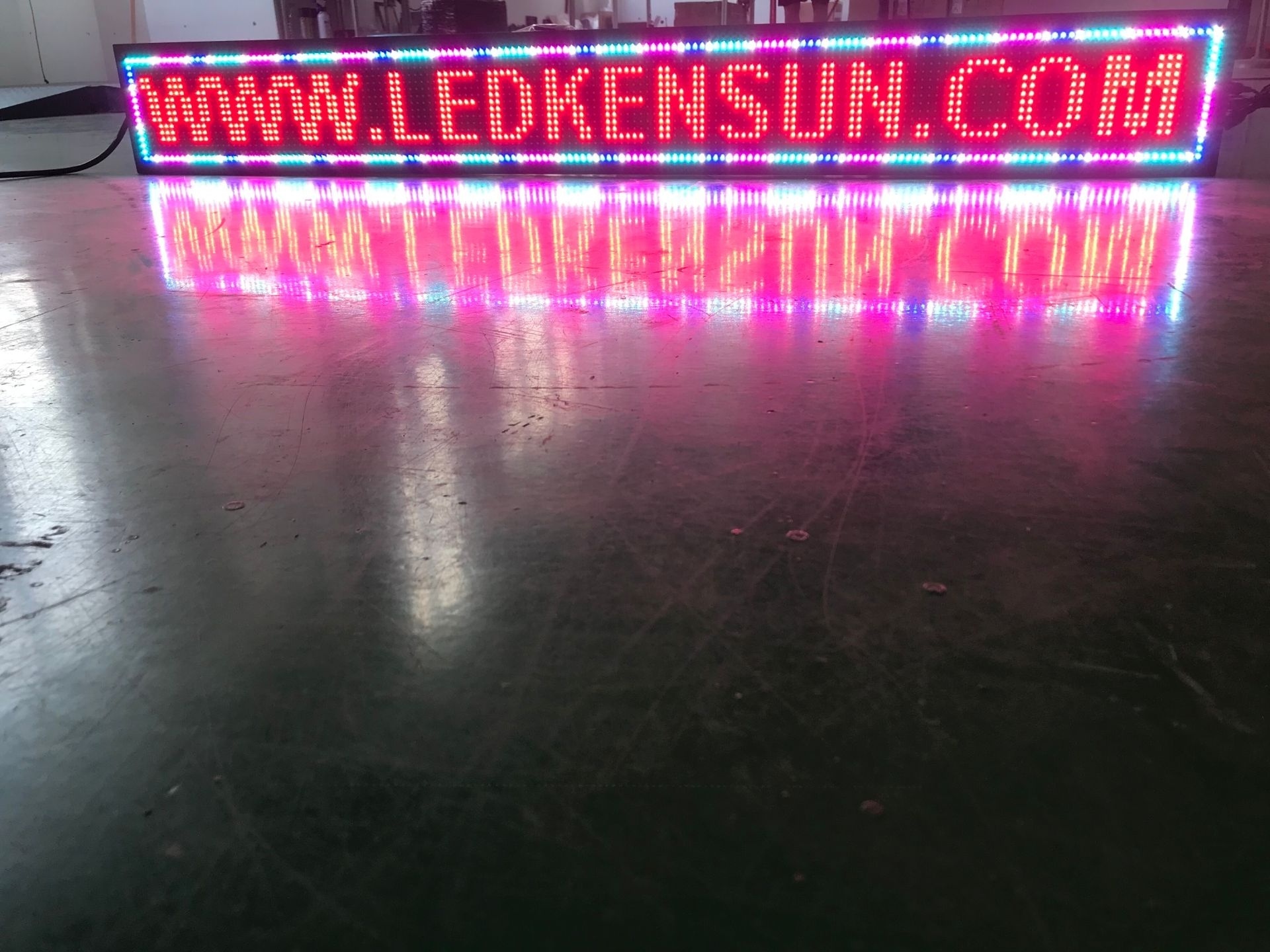 WIFI/USB Control P5/P10 full color/single color moving message welcome open P10 scrolling text led display sign