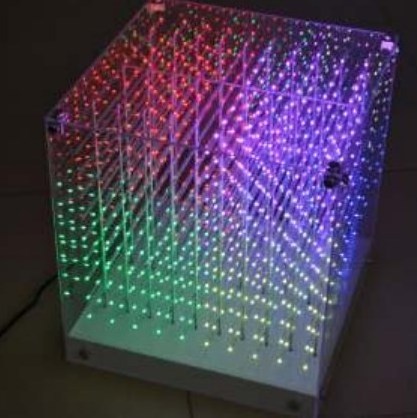 P40mm Voxel Led Display 3D Cube led lighting Display