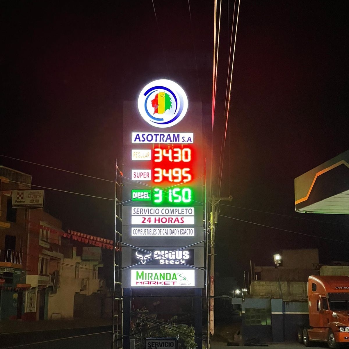 Wholesale Price 88.88 led petrol price sign gas station 12inch digital number Sign