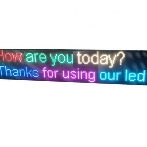 WIFI/USB Control P5/P10 full color/single color moving message welcome open P10 scrolling text led display sign