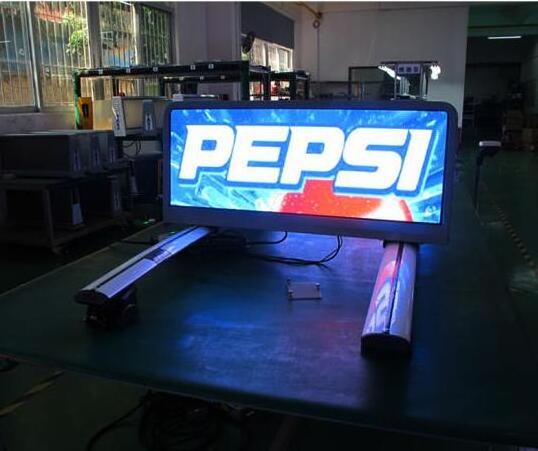 P5/2.5 Led taxi roof sign  IP65 led double faces car sign 960*320mm led outdoor car roof sign in stock