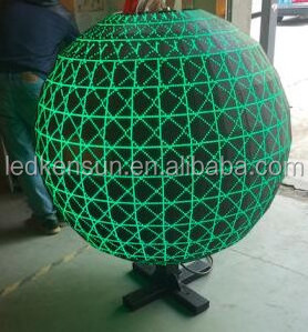 Indoor Sphere Led Display P2.5 P3 Dia60cm Led Ball Video Sign accept custom