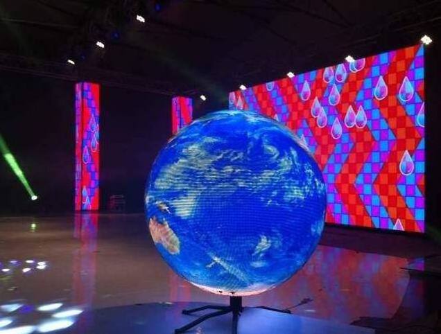 Indoor Sphere Led Display P2.5 P3 Dia60cm Led Ball Video Sign accept custom