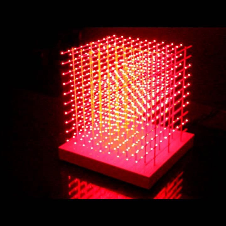 P40mm Voxel Led Display 3D Cube led lighting Display