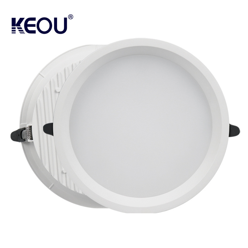 KEOU Led down lights kitchen ceiling lighting fixture anti-glare hidden downlight