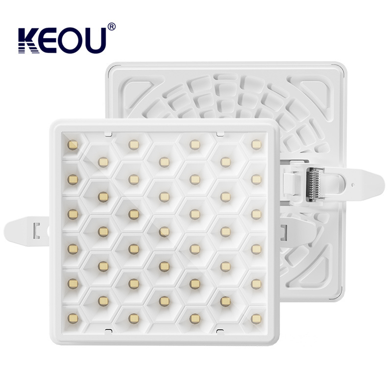 UAE Hot Deals non-fixed ceiling Hexagon anti-glare square Indoor Light Panel Ceiling Light