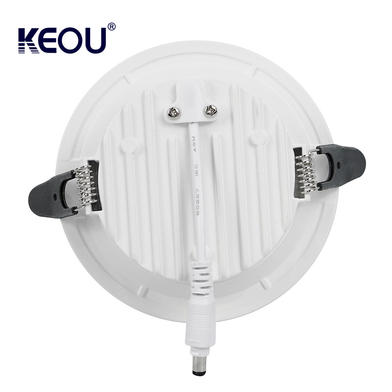 KEOU anti-glare 9w 12w 4 inch slim led dimmable downlights led recessed down lights