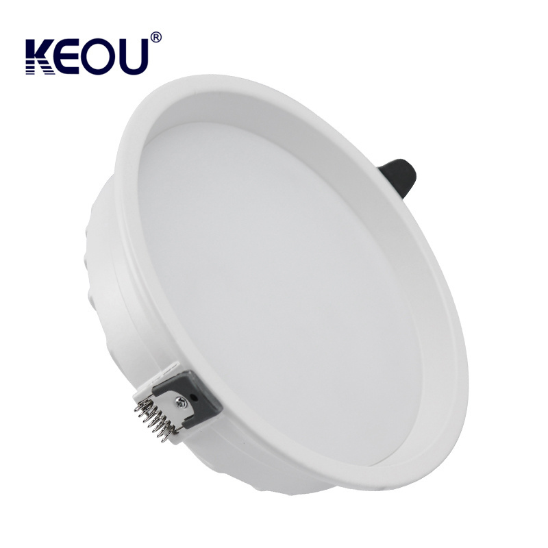 Adjustable led downlight white color anti glare spot lights ceiling down light