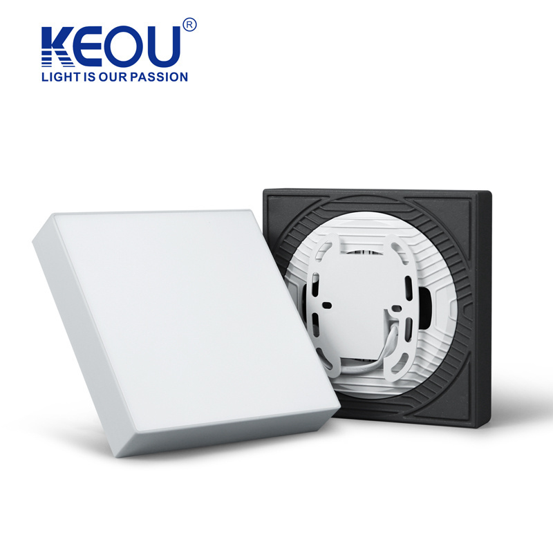 Keou Modern Narrow Frame Square Surface Mounted 24W 36W Led Ceiling Lights For Living Room