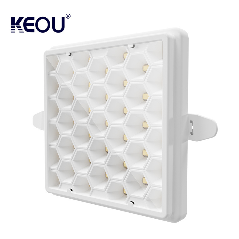 UAE Hot Deals non-fixed ceiling Hexagon anti-glare square Indoor Light Panel Ceiling Light