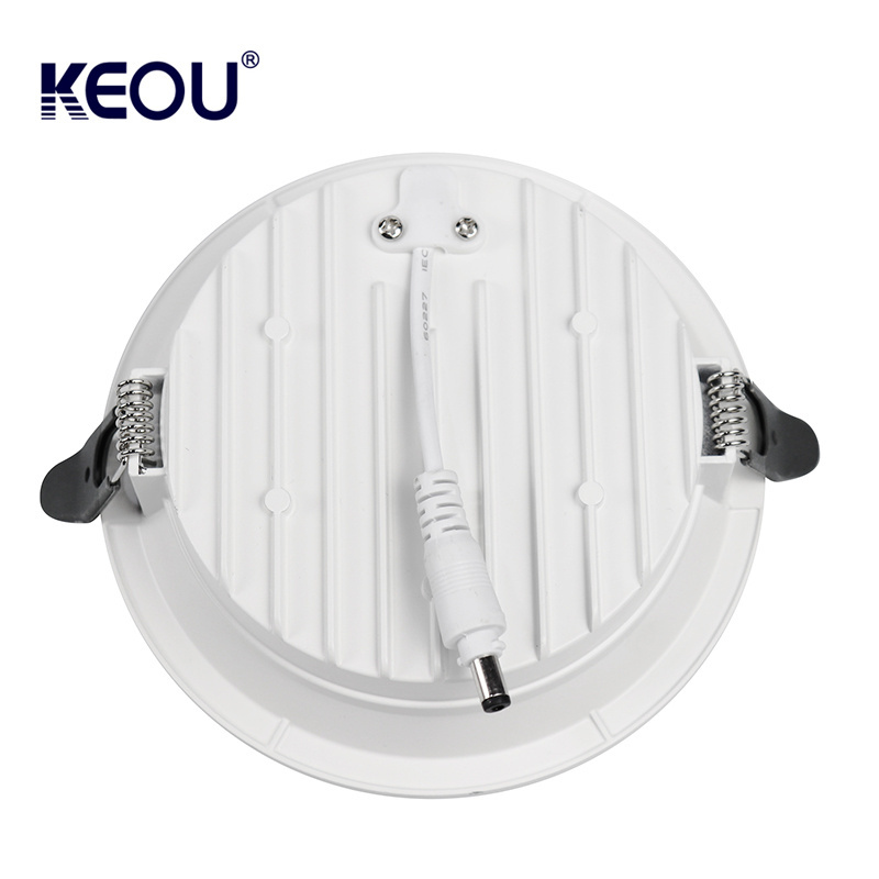 KEOU Led down lights kitchen ceiling lighting fixture anti-glare hidden downlight