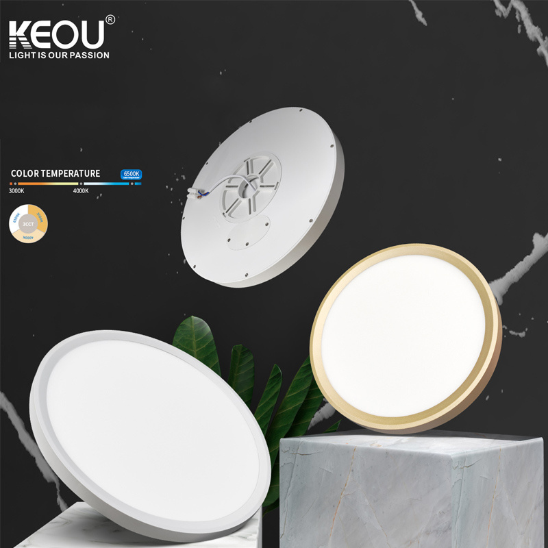 KEOU CE CB certificate 18W 24W 32W 40W 50W 70W ABS plastic indoor and outdoor ceiling light