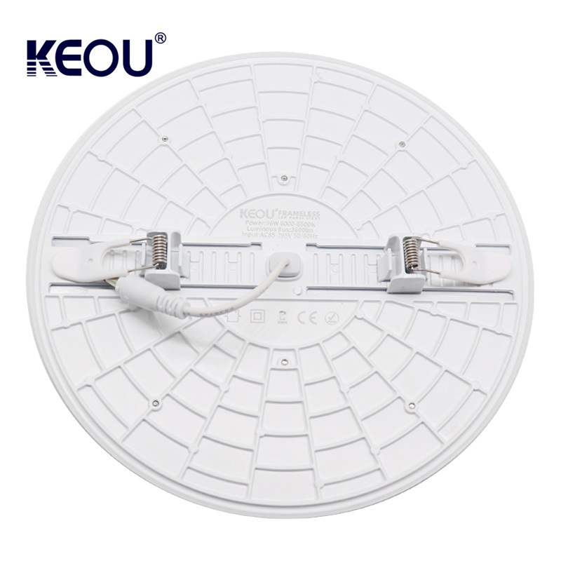 adjustable round lamp 24w dimmable led panel recessed downlight led