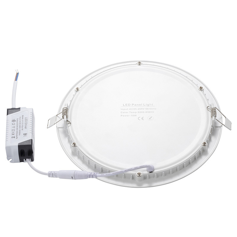 super slim ultra-thin 18 watt embedded panel light round thin recessed lamp 18w led downlight