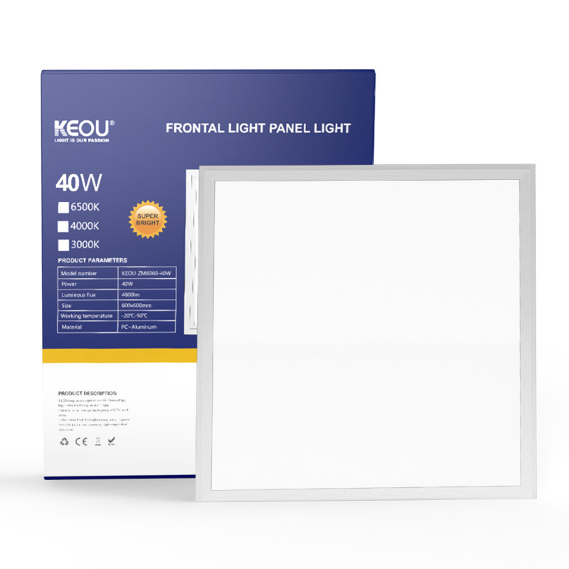 KEOU 48W 60W 72W Led Dimmable Flat Panel Light For Home Office