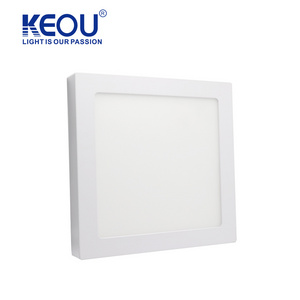 KEOU Hot selling square 18w 24w flush mount  led dimmable led ceiling panel light for home office