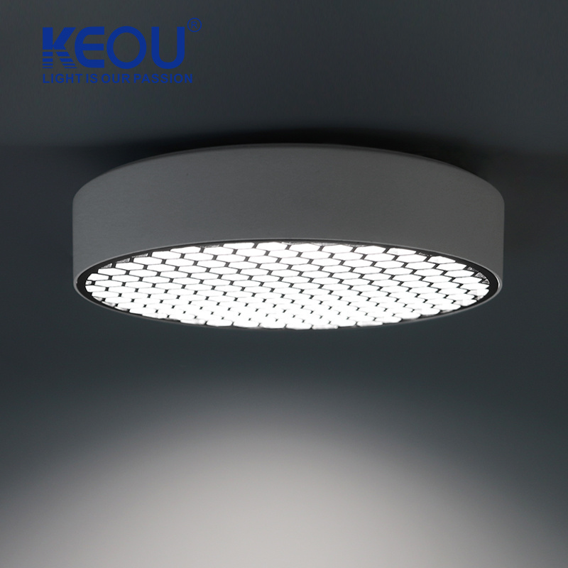 modern ceiling led aluminum Hexagon anti-glare 36W black led light panel for led home lighting