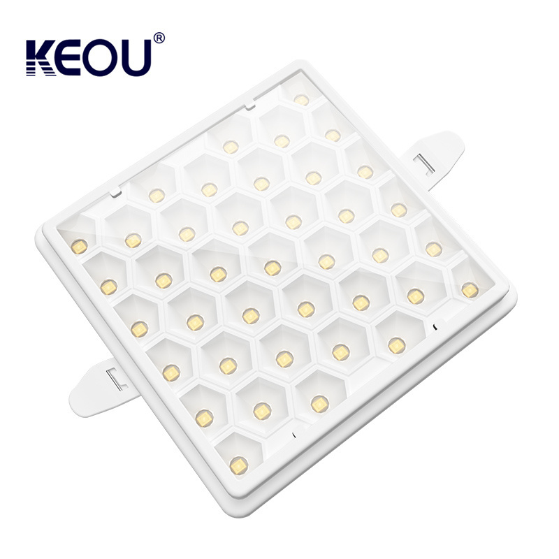 UAE Hot Deals non-fixed ceiling Hexagon anti-glare square Indoor Light Panel Ceiling Light