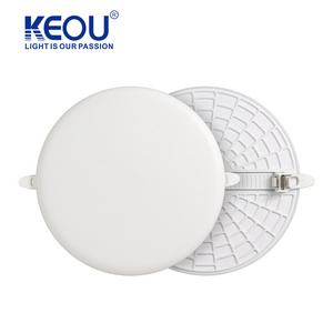 LED Lighting Manufacturer Aluminum bottom cover 3D frameless Panel Light for indoor light home