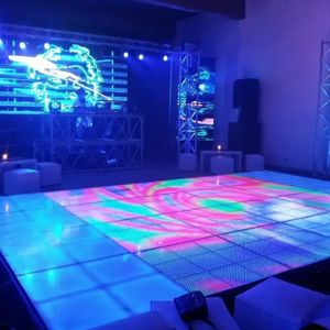 p3.91 led screen Digital Tile for Dance Game Video Stage Floor Stand LED Wall