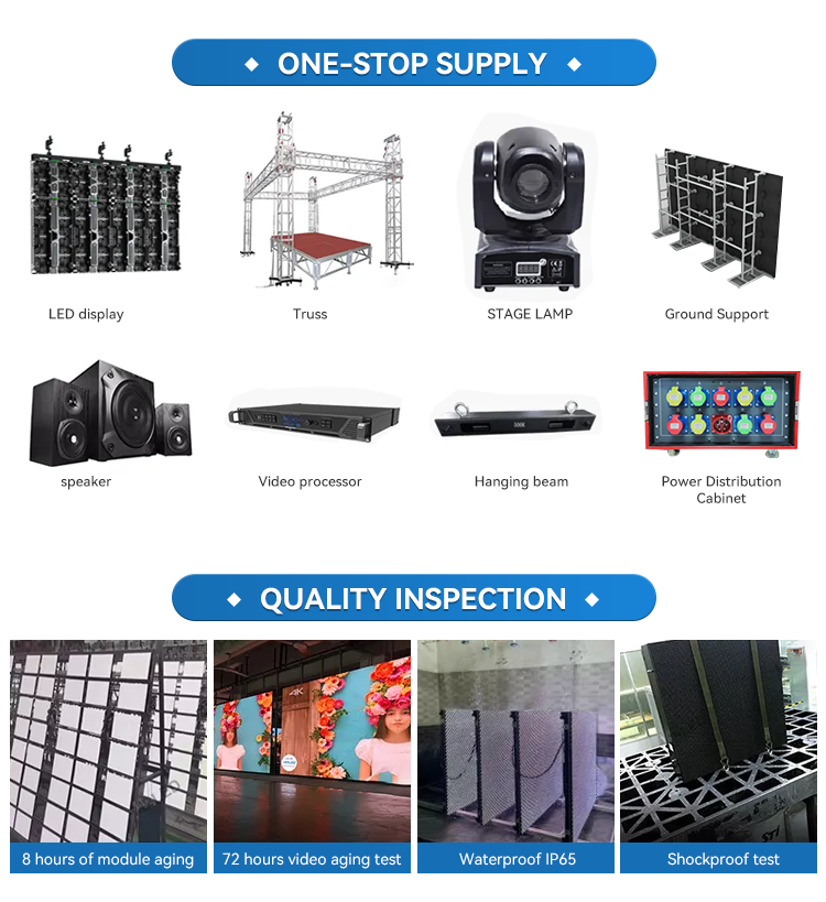 P3.91 P4.81 Led Video Wall System Package Indoor Rental Display Exhibition Booth Stage Screen Panel Led Display